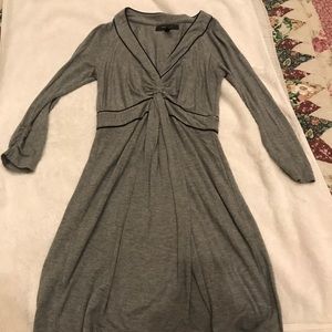BCBG gray Jersey dress
